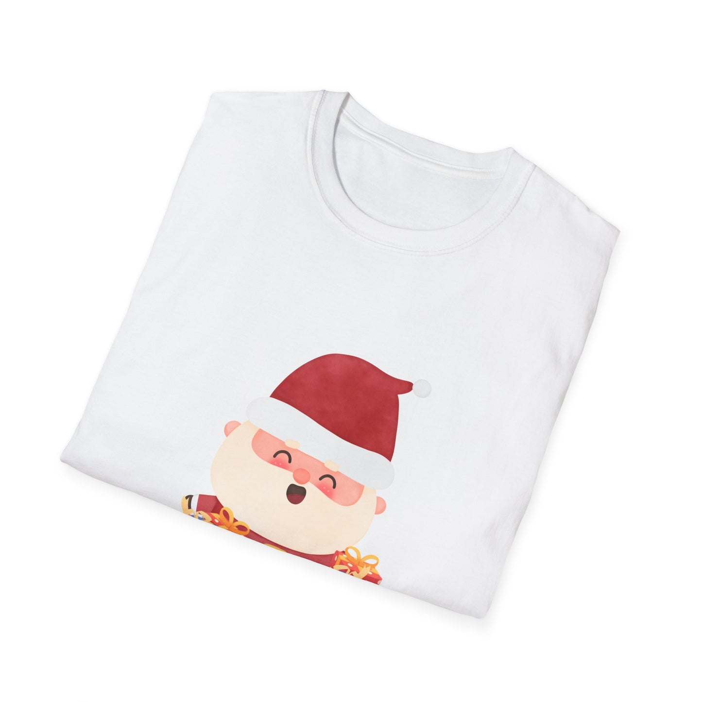 Christmas Santa T-Shirt — Cute ‘Merry Christmas’ Holiday Tee