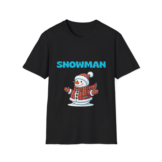 Snowman Graphic Unisex T-Shirt – Fun Winter Apparel