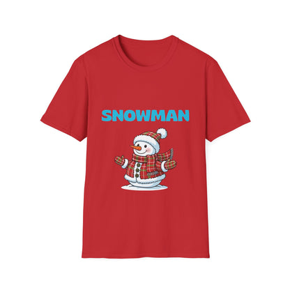 Snowman Graphic Unisex T-Shirt – Fun Winter Apparel