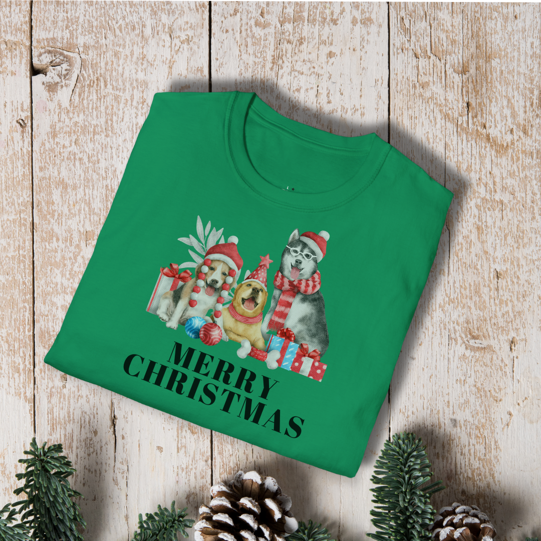 Doggy Marry Christmas T-Shirt
