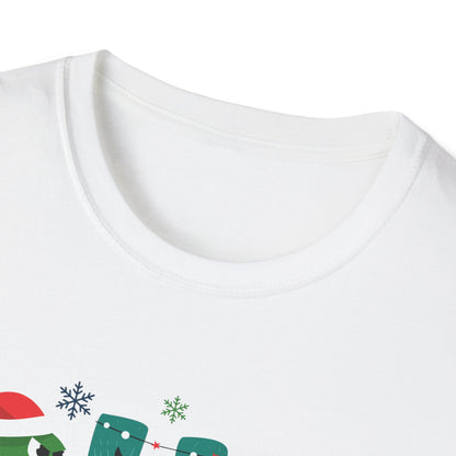 Christmas Monster Letters T-Shirt — Cute Holiday Kids & Family Tee