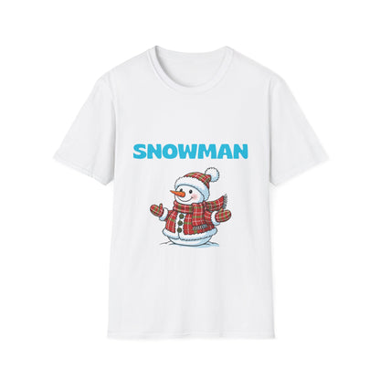 Snowman Graphic Unisex T-Shirt – Fun Winter Apparel