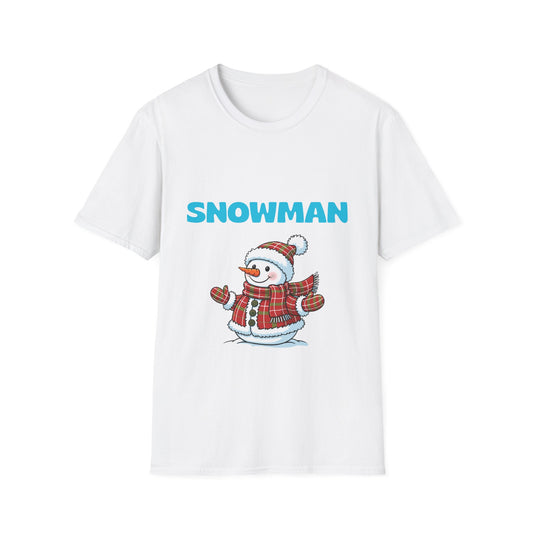 Snowman Graphic Unisex T-Shirt – Fun Winter Apparel