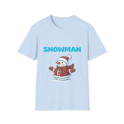 Snowman Graphic Unisex T-Shirt – Fun Winter Apparel