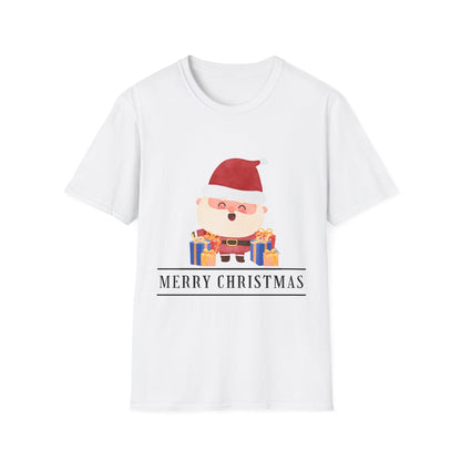 Christmas Santa T-Shirt — Cute ‘Merry Christmas’ Holiday Tee