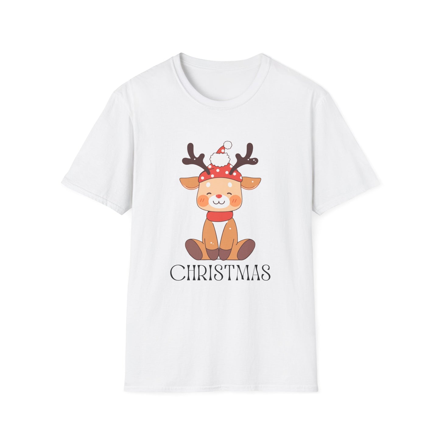 Christmas Reindeer Tee — Cute Holiday Kids & Adult Graphic T-Shirt