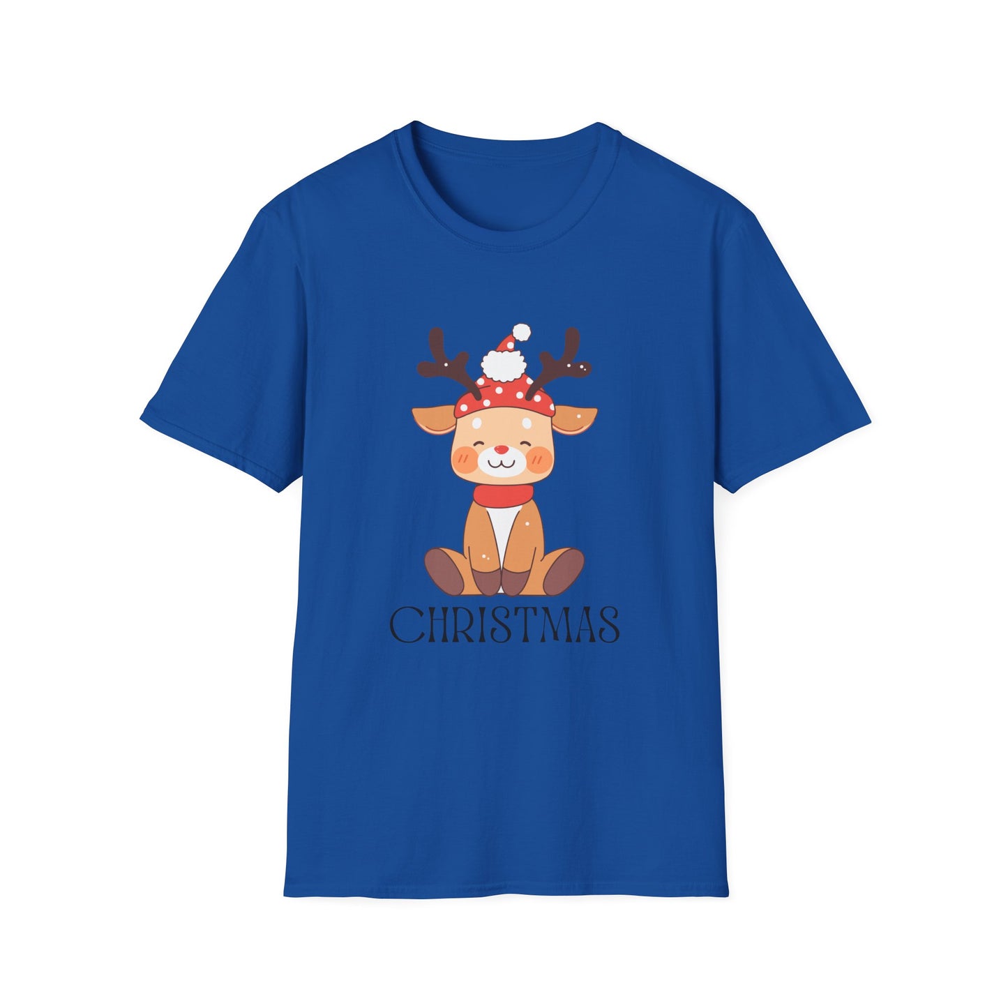 Christmas Reindeer Tee — Cute Holiday Kids & Adult Graphic T-Shirt