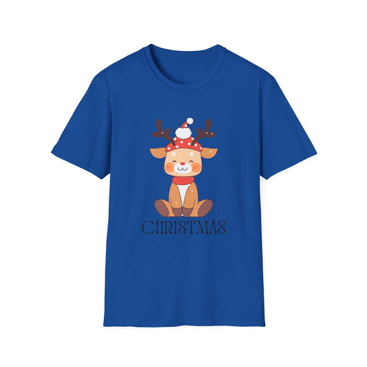 Christmas Reindeer Tee — Cute Holiday Kids & Adult Graphic T-Shirt