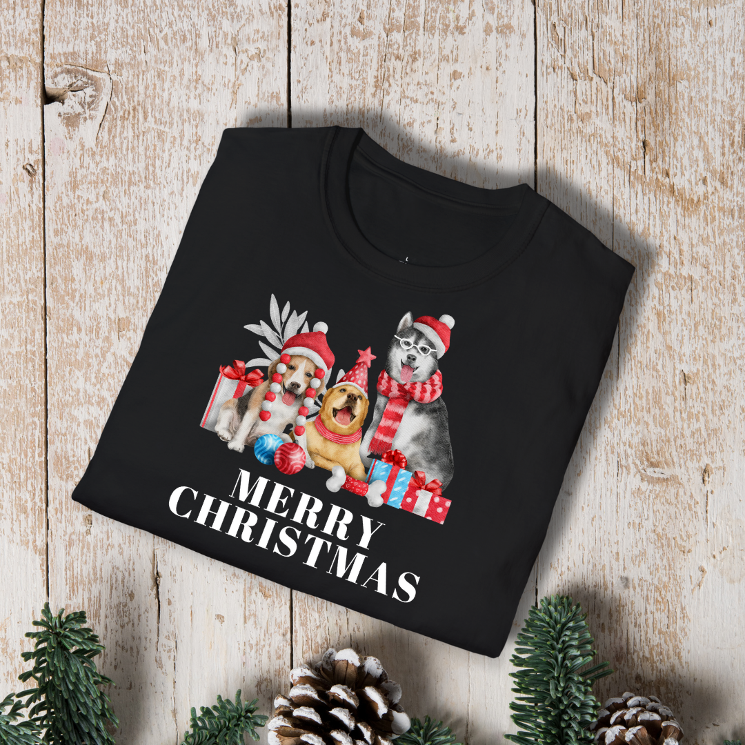 Doggy Marry Christmas T-Shirt