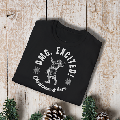 OMG Excited Christmas Is Here T-Shirt