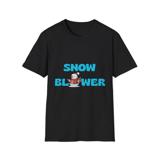 Funny Snow Blower Unisex T-Shirt