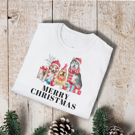 Doggy Marry Christmas T-Shirt