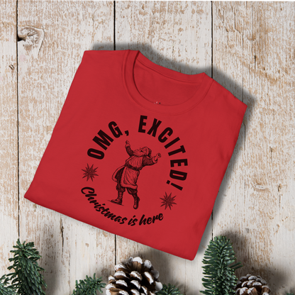 OMG Excited Christmas Is Here T-Shirt
